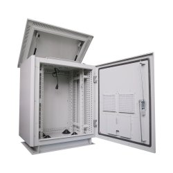 LinkQnet 18U IP45 Outdoor Wall Mount Cabinet - Grey