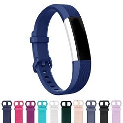 I-smile Fitbit Alta Hr And Alta Bands Newest Original Version Adjustable Replacement Wristband For Fitbit Alta Hr fitbit Alta wireless Activity Bracelet Sport Wristband Small Navy
