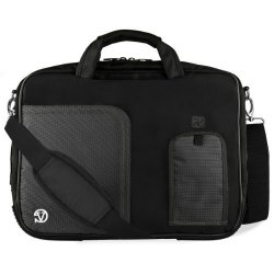 Vangoddy Jet Black Laptop Messenger Bag For Acer Chromebook Aspire Spin Swift 13.3INCH Laptops