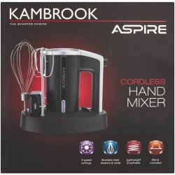 Kambrook Aspire Cordless Hand Mixer