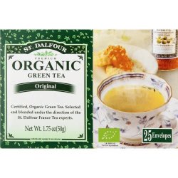 St. Dalfour Organic Green Tea Original 25 Tea Bags