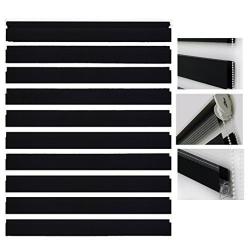Blinds Double Roller Blinds in Black 1000W x 1200H