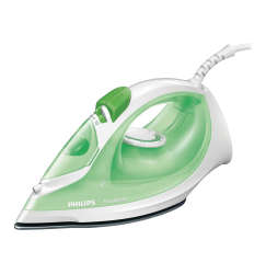 Philips GC1028 20 Easyspeed Steam Iron - 2000W  vertical Steam For Crease Removal In Hanging Fabrics Calc Clean Slider To Easily Remove Scale Out Of