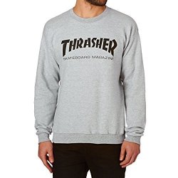 Thrasher Crew Skate Mag Crew Sweater Small Grey