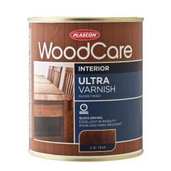 Interior Wood Ultra Varnish Gloss Light Oak Plascon Woodcare 1 Litre