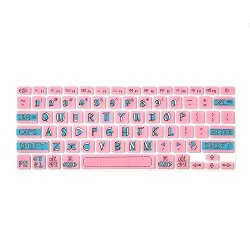 Flapjacks Designer Keyboard Covers For Macbook Macbook Pro Magic Keyboard - Pink Chalkboard