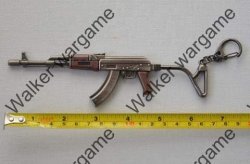Miniature Gun Military Keychain Ring Ornaments Boutique Gift - Ak 74 Rifle