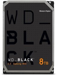 Western Digital WD8001FZBX Black 8TB 7200RPM Sata 6GB S 256MB Cache 3.5 Inch Gaming Internal Hard Drive