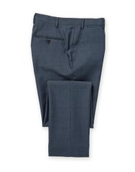 Superfine Wool Micro Textured Modern Fit Trouser