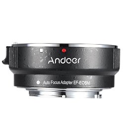 Andoer Ef-eosm Lens Mount Adapter For Canon Ef ef-s Series Lens To Eos M Ef-m M2 M3 M10 Camera Body Support Image Stability Auto-exposure Auto-focus