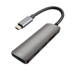 USB C Hub 5-IN-1 USB C Thunderbolt 3 To HDMI 4K With 2 USB 3.0 Ports Sd