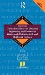 Routledge-langenscheidt German Dictionary Of Electrical Engineering Worterbuch Elektrotechnik Und Elektronik Englisch