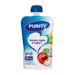 Purity Pouch Banana Apple & Yoghurt 110ML From 6 Months