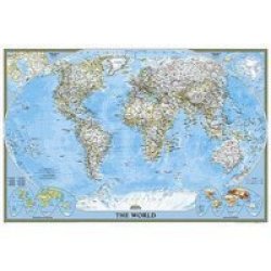 World Classic Poster Size Wall Map laminated
