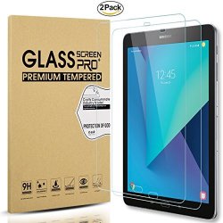 2-PACK Galaxy Tab S3 Galaxy Tab S2 9.7 Screen Protector Diruite 9H Hardness HD Clear Tempered Glass Screen Protector For Samsung Galaxy Tab