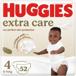 Huggies Extra Care Nappies Size 4 52'S