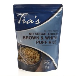 Tia's Muesli Brown & White Puff Rice