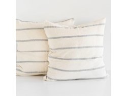 Barrydale Hand Weavers Striped Cushion Cover 50CM X 50CM Grey