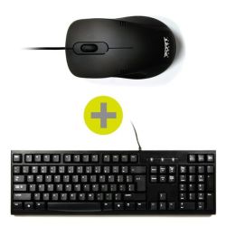 Wired Keboard And Mouse Combo - Black