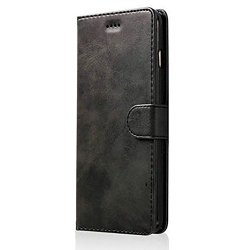 Flip Faux Leather Wallet Card Case Cover For Iphone 8 X Samsung Galaxy S8 Plus Size Samsung Galaxy S8 Black