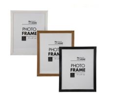 Rectangular Picture Frames - Black - Brown - White - Set Of 3