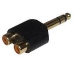 Lindy 2 Rca Stereo To 6.3mm Jack Adapter