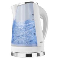 logik glass cordless kettles