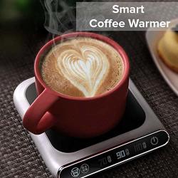 Dearpriass Coffee Mug Warmer & Mug Set Premium 24WATT Best Gift Idea Office home Use Electric Cup Beverageplate Water Cocoa Milk