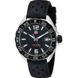 Tag Heuer Men's WAZ1110.FT8023 Formula 1 Stainless Steel Watch With Black Band