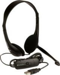 Verbatim 41822 On-Ear USB Multimedia Headphones
