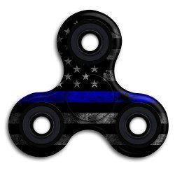 Fidget Spinner Thin Blue Line Hand Spinner Tri Finger Spinner Spinner Toy A Perfect Gift For Your Child Relieve Adhd