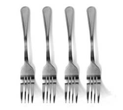 BIG5 Bv Stainless Steel Cutlery 4PC PACK Fork -3PACK 12PC