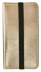 Mobileluxe Metallic Leather Wallet Phone Case For Iphone 6 & 6S - Gold fuchsia