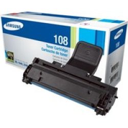 Samsung Genuine MLT-D108S Standard Capacity Black Laser Toner Cartridge SU785A