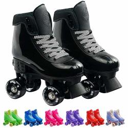 MOIAK Quad Roller Skates for Kids Adjustable Roller Skates Four Wheel Rollerblades for Girls and Boys Childrens Gift 