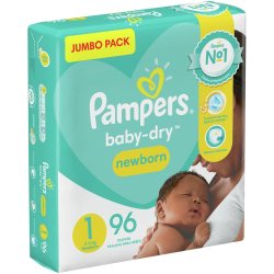 Pampers Newborn Size 1 2-5KG Diapers 96 Pack