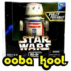 Star Wars R5-d4 Droid 1998 Kenner Fully Poseable 12" Action Figure New In Box Oobakool