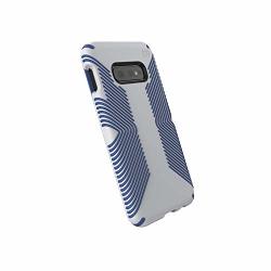 Speck Products Compatible Phone Case For Samsung Galaxy S10E Presidio Grip Case Microchip Grey ballpoint Blue