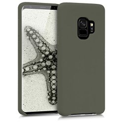 Kwmobile Tpu Silicone Case For Samsung Galaxy S9 - Soft Flexible Rubber Protective Cover - Olive Green Matte