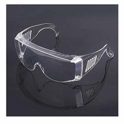 2PC Over-safety Glasses - Anti-virus -anti-fog Safety Goggle Clear Polycarbonate Standard Safety Glasses - 99.9% Uv Protection - Full Frame Doctor Laboratory Woodworking Welding Protective 2PC