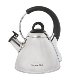 Snappy Chef 1.2 Liter Whistling Kettle- Silver