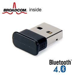 GMYLE Bluetooth Adapter Dongle Ultra-mini Usb Broadcom Bcm20702 Class 2 Bluetooth V4.0 Dual Mode Dongle Wireless Adapter With Led