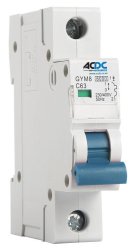ACDC Dynamics Acdc Circuit Breaker 1 Pole C-curve 4.5KA 40AMP