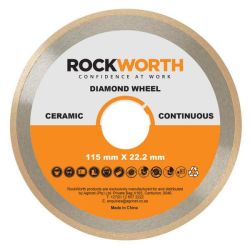 - Diamond Wheel 115MM Continuous Rim - 6 Pack