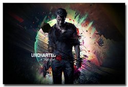 Lawrence Painting Uncharted 4 A Thiefs End Game Art Canvas Poster Print Pictures For Bedroom Living Room DECOR2