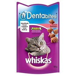 Whiskas Dentabites Cat Treats With Salmon 50G Pack Of 2