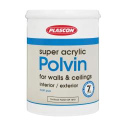 Plascon Polvin Interior & Exterior White 5L