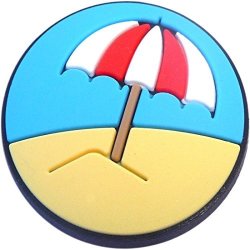 Beach Umbrella Rubber Charm