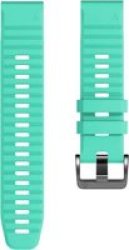 Replacement Silicone Band For Fenix 6X 26MM - Teal