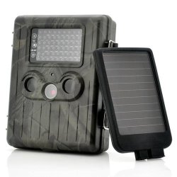Game Camera With Rechargable Battery + Solar Panel "solartrail" 1080P HD Video Shipping Option